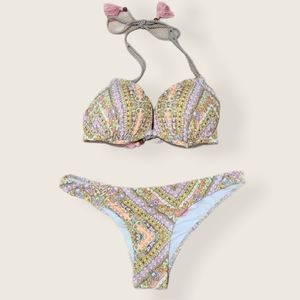 Victoria's Secret Isla Bikini Paisley Print 34C